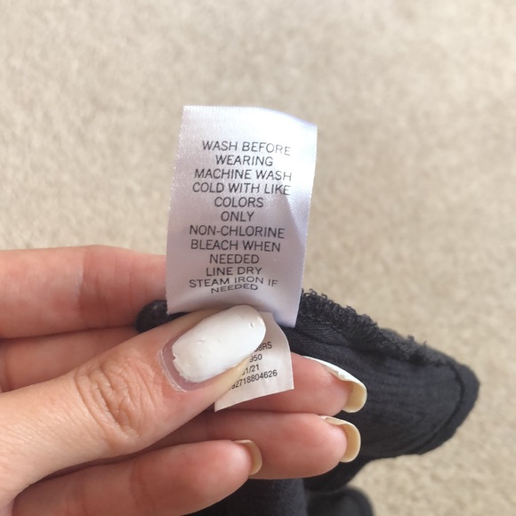 πHP! Black Tank Top with Buttons - Picture 8 of 8